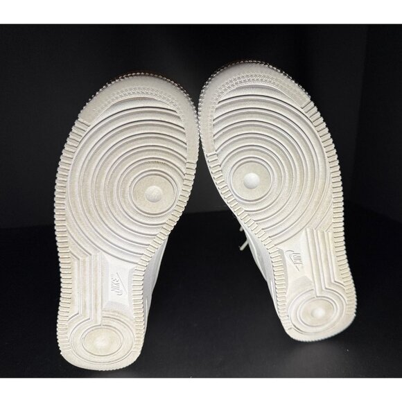 Nike Air Force 1 Low Triple White Butterflies Custom Shoes Womans 8 Sneakers - Picture 7 of 7